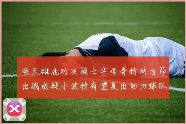 明天雄鹿对决骑士字母哥特纳吉昂出战成疑小波特有望复出助力球队