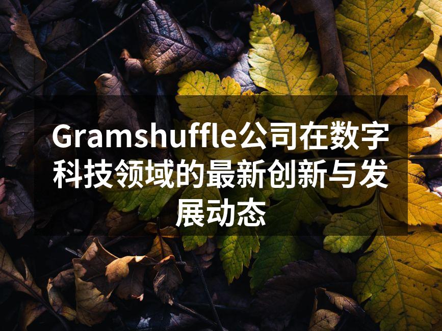 Gramshuffle公司在数字科技领域的最新创新与发展动态
